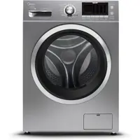 Lava e Seca Prata 10,2kg Storm Wash Inverter Tambor 4D, Grafite Metálico, Midea, 127V em oferta na Amazon