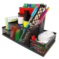Imagem da oferta Porta Lapís, Caneta, Clips, Lembrete, Aramado, Preto