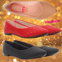 Sapatilha Moleca Bico Fino Tressê Feminina em oferta na Magazine Luiza