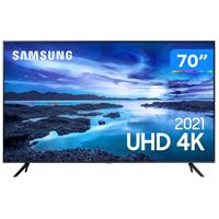 Imagem da promoção Smart TV 70” Crystal 4K Samsung 70AU7700 Wi-Fi - Bluetooth HDR Alexa Built in 3 HDMI 1 USB