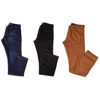 Imagem da promoção Kit com 3 Calças Jeans Sarja Masculina Skinny Slim com Lycra