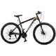 Bicicleta Aro 29 Safeway Aço Carbono 21 marchas Shimano Freio a Disco e Suspensão Preto e Vermelho em oferta