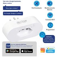 Imagem da promoção Tomada Inteligente Smart Plug Slim Wi-Fi 10A I2GO Home - Ligue ou Desligue Seus Eletrodomésticos Atr