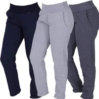 Kit com 03 Calças de Moletom Feminina Algodão Click Mais Bonita em oferta