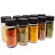 Pote de Vidro 100ml Para Tempero Com Tampa Abertura Dupla 6 Unidades - SC em oferta