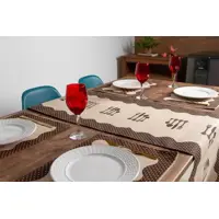 Kit jogo americano 6 pecas marrom - Center em oferta na Magazine Luiza