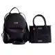 Kit Mochila Conforto + Bolsa Tote Casual + Carteira Feminina - Efigênia Melo em oferta