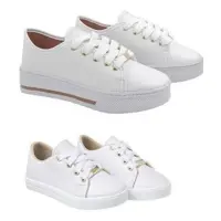 Tênis Feminino Plataforma Flatform Adulto Infantil 20 Ao 39 - Fashionei em oferta na Magazine Luiza