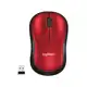 Mouse sem Fio Logitech Óptico 1000DPI 3 Botões - M185 Vermelho em oferta