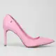 Scarpin Couro Santa Lolla Salto Fino Alto em oferta