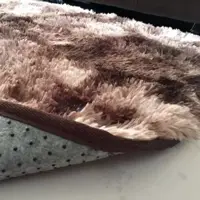 Tapete 0,55 X 1,00 Felpudo Beira de Cama Marrom Mesclado - Essência Enxovais em oferta na Magazine Luiza