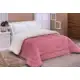 Edredom Sherpa Cobertor E Coberdrom Casal Queen Grosso Cores em oferta