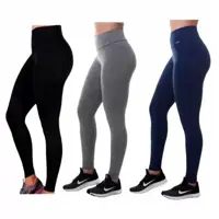 Kit Com 3 Calça Leggings Cós Alto - D Bell em oferta na Magazine Luiza