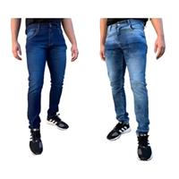 Imagem da promoção Kit 2 Calça Jeans Masculina Slim Elastano Atacado - Jeans Brasil Denim