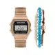 Relógio Feminino Digital Mormaii Vintage - MOJH02AX/K4J Rosé com Acessórios em oferta