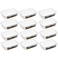 Kit 12 Potes Marmitas Fitness 460ml Para Freezer Microondas - GIOTTO em oferta na Magazine Luiza