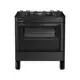 Fogão 5 Bocas Esmaltec Preto - Acendimento Automático Agata Glass em oferta