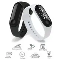 Relógios Digital Pulseira Kit 2 Silicone Led Slim Unissex Esportivo - Dallu Calçados em oferta na Magazine Luiza