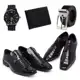 2 Sapato Social Masculino Leve + Cinto + Carteira + Relógio - DAN SHOES em oferta