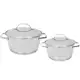 Jogo de Panelas Tramontina Allegra 65660/230 Inox - Fundo Triplo 2 Peças em oferta