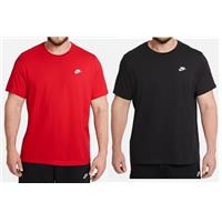 Imagem da promoção Camiseta Nike Sportswear Club Masculina - Preto ou Vermelho