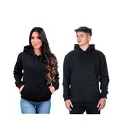 Imagem da promoção Kit 2 Moletom Masculino Feminino Canguru Blusa de Frio Capuz Cordão Ajustável. - Yes Opice