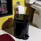 Lixeira Pedal Cesto Lixo Banheiro Cozinha Recipiente Plastico Preta 4,5L - Viel em oferta