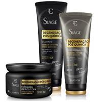 Imagem da promoção  Kit Siàge Regeneração Pós Química Shampoo + Condicionador + Máscara