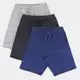 Kit Bermuda Burn Básica Masculina C/ 3 Peças (3 Cores) em oferta
