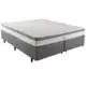 Cama Box Queen Size Herval Ômega com Pillow Top e Molas Ensacadas 61x158x198cm em oferta