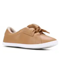 Tênis Beira Rio Slip On Laço Feminino - Areia em oferta na Netshoes