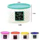 Kit com 5 Pote Plástico Vasilha Organizadora Redonda Com Tampa Decorado - DMPLAS em oferta
