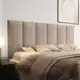 Cabeceira Casal para Cama Box Estofada Julia 1.40m - Suede Bege - Compre Aqui em oferta