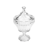 Potiche Decorativo de Cristal 20cm Lyor - Renaissance em oferta na Magazine Luiza