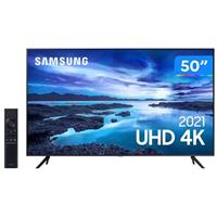 Imagem da promoção Smart TV 50” Crystal 4K Samsung 50AU7700 - Wi-Fi Bluetooth HDR Alexa Built in 3 HDMI 1 USB