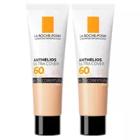 Imagem da promoção La Roche-Posay Anthelios Ultra Cover Kit com 2 Unidades Protetor Solar Facial Com Cor FPS60 2.0 30g