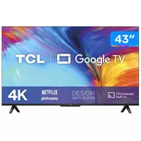 Imagem da promoção Smart TV 43” 4K LED TCL 43P635 VA Wi-Fi - Bluetooth HDR Google Assistente 3 HDMI 1 USB