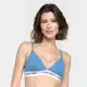 Top Triângulo Calvin Klein Cotton Feminino em oferta