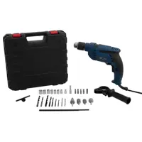 Furadeira de Impacto Nell 650W Velocidade Variável - e Reversível 1/2” com Maleta + 27 Peças em oferta na Magazine Luiza