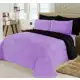 Kit Edredon dupla face Casal Queen 06 Peças Lilas com Preto - NOSSO LAR ENXOVAIS em oferta