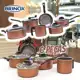 Conjunto de Panelas 6 Peças Brinox Clove em Alumínio com Revestimento Interno Antiaderente Pro-Flon em oferta
