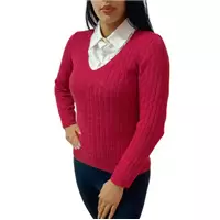 Imagem da promoção Blusa de Lã Fio Trançada Feminina - ModaBrasil