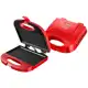 Sanduicheira/Grill Lenoxx Easy Red PSD119 - 750W Antiaderente em oferta