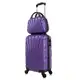 Kit Mala de bordo roxa com Frasqueira Dizy Swiss Move em oferta