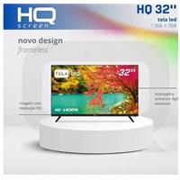 Imagem da promoção TV LED 32" HQ HD com Conversor Digital Externo 2 HDMI 2 USB e Design Slim