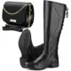 Kit Bota Feminina Ferraretto Montaria Cano Alto com Bolsa Transversal em oferta