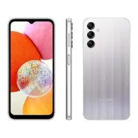 Smartphone Samsung Galaxy A14 64 GB Prata 5G Octa-Core - 4GB RAM 6,6" Câm. Tripla + Selfie 13MP Dual em oferta na Magazine Luiza