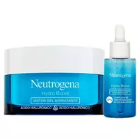 Imagem da promoção Neutrogena Hydro Boost Kit Hidratante Facial Water Gel + Sérum Hidratante