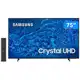 Smart TV 75” 4K Crystal UHD Samsung UN75BU8000 - VA Wi-Fi Bluetooth Alexa Google 3 HDMI em oferta
