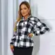 Camisa Xadrez Flanelada com Touca (Tam. P ao G) em oferta